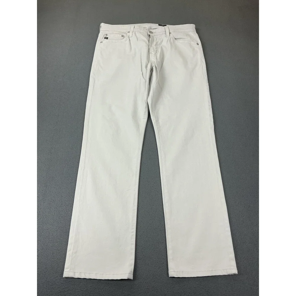 AG Adriano Goldschmied Jeans Mens 32x32 Gray The Everett Slim Straight